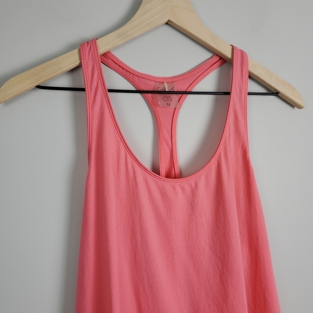Calia by Carrie Underwood Pink Athletic Tank Top Medium - Picture 2 of 5